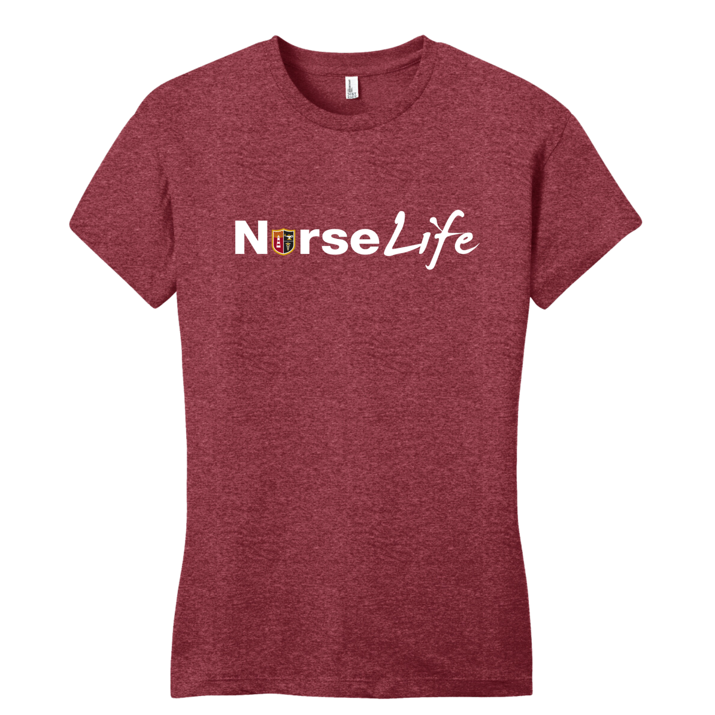 Ladies Nurse Life Crest T-Shirt