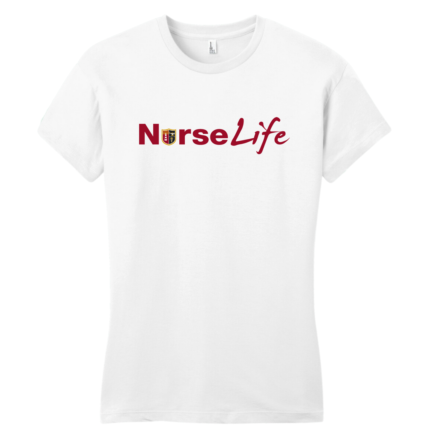 Ladies Nurse Life Crest T-Shirt