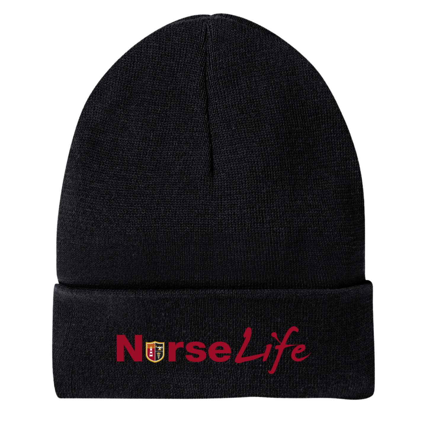 Nurse Life Crest Beanie