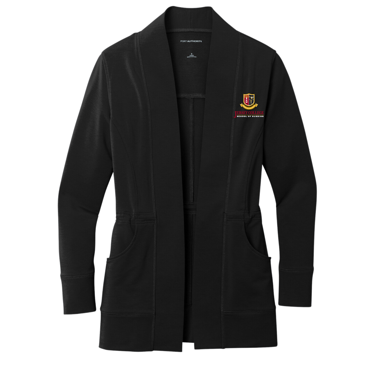 Ladies Jersey College Microterry Cardigan