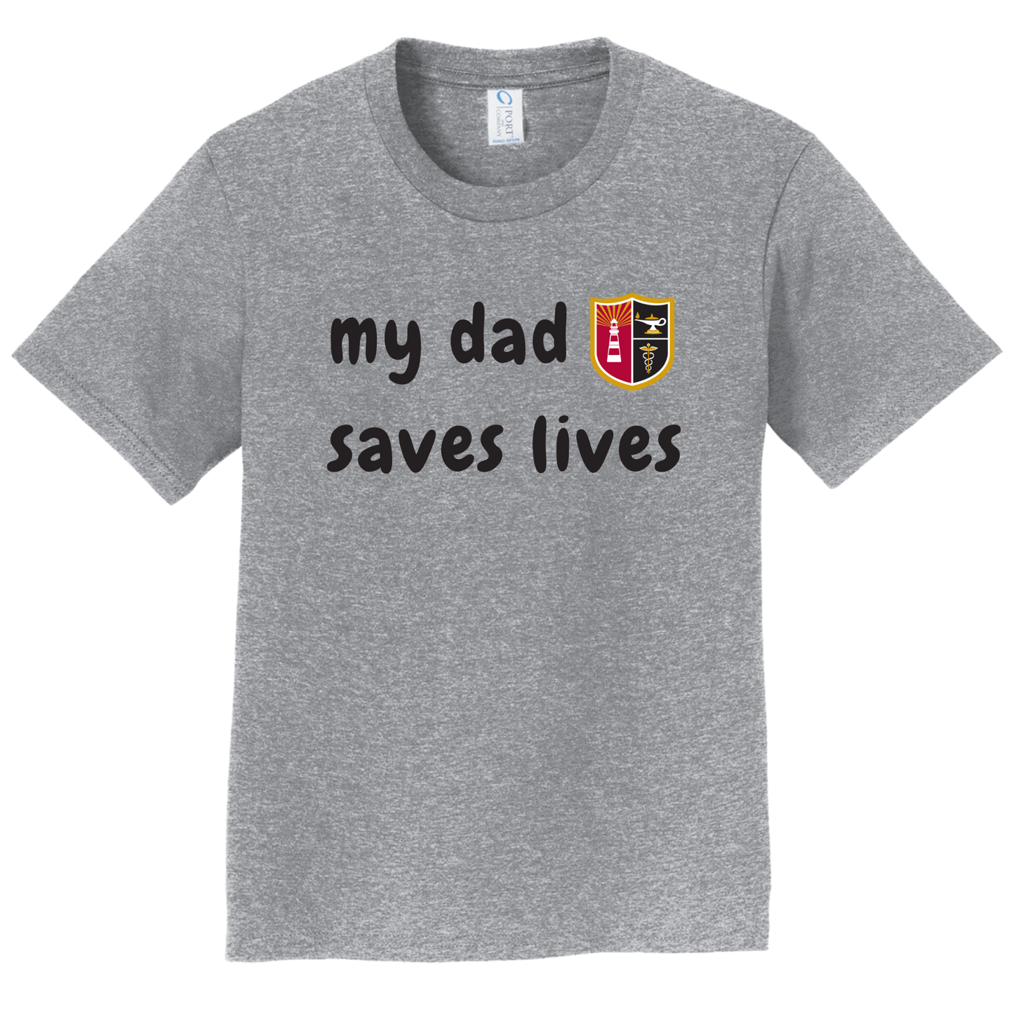 Youth My Dad Saves Lives T-Shirt