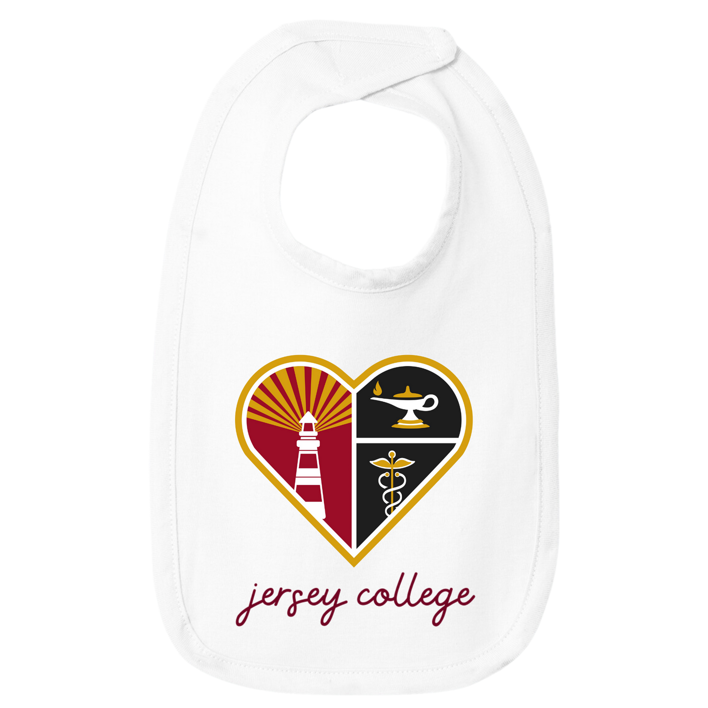 Heart Crest Bib