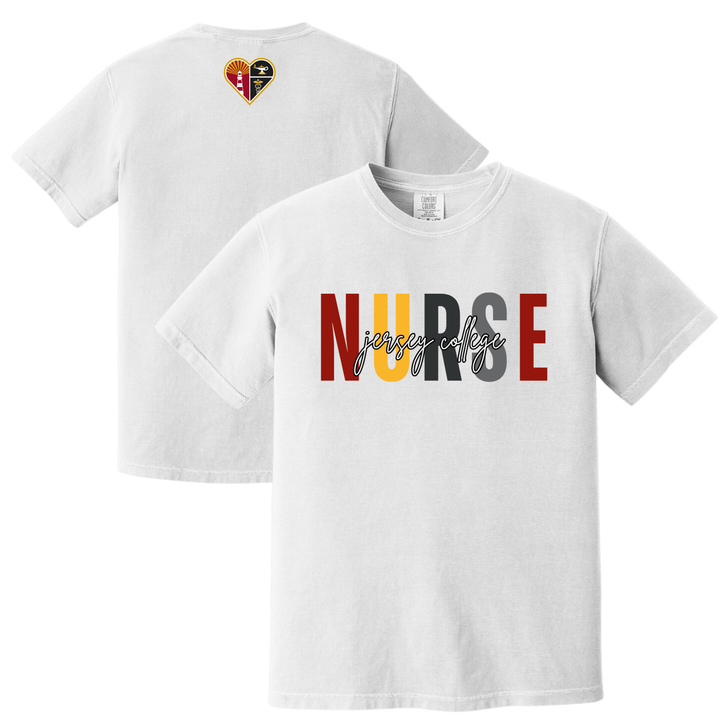 Jersey College Nurse Graphic T-Shirt