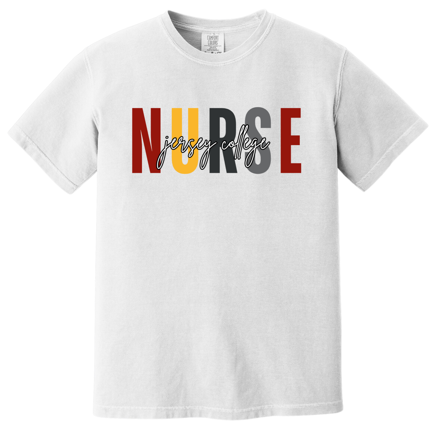 Jersey College Nurse Graphic T-Shirt