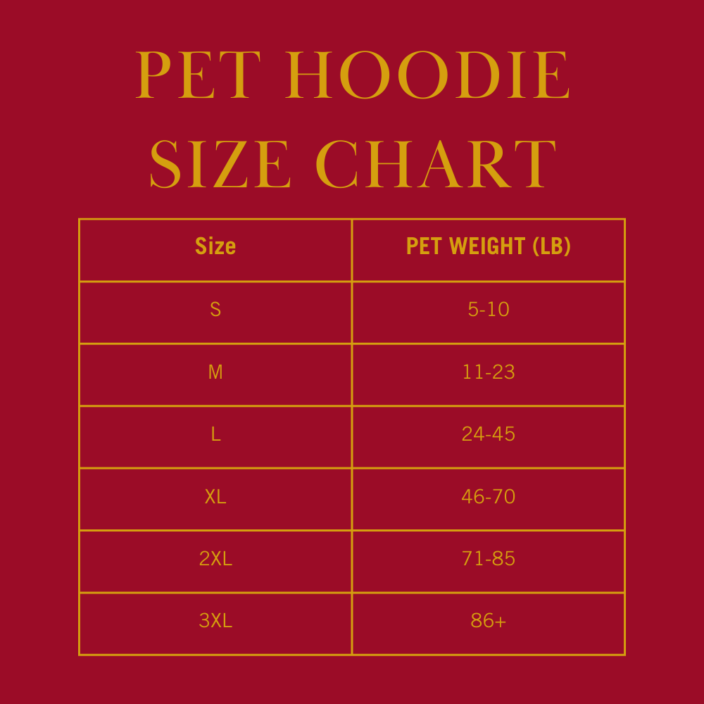 Heart Crest Pet Hoodie