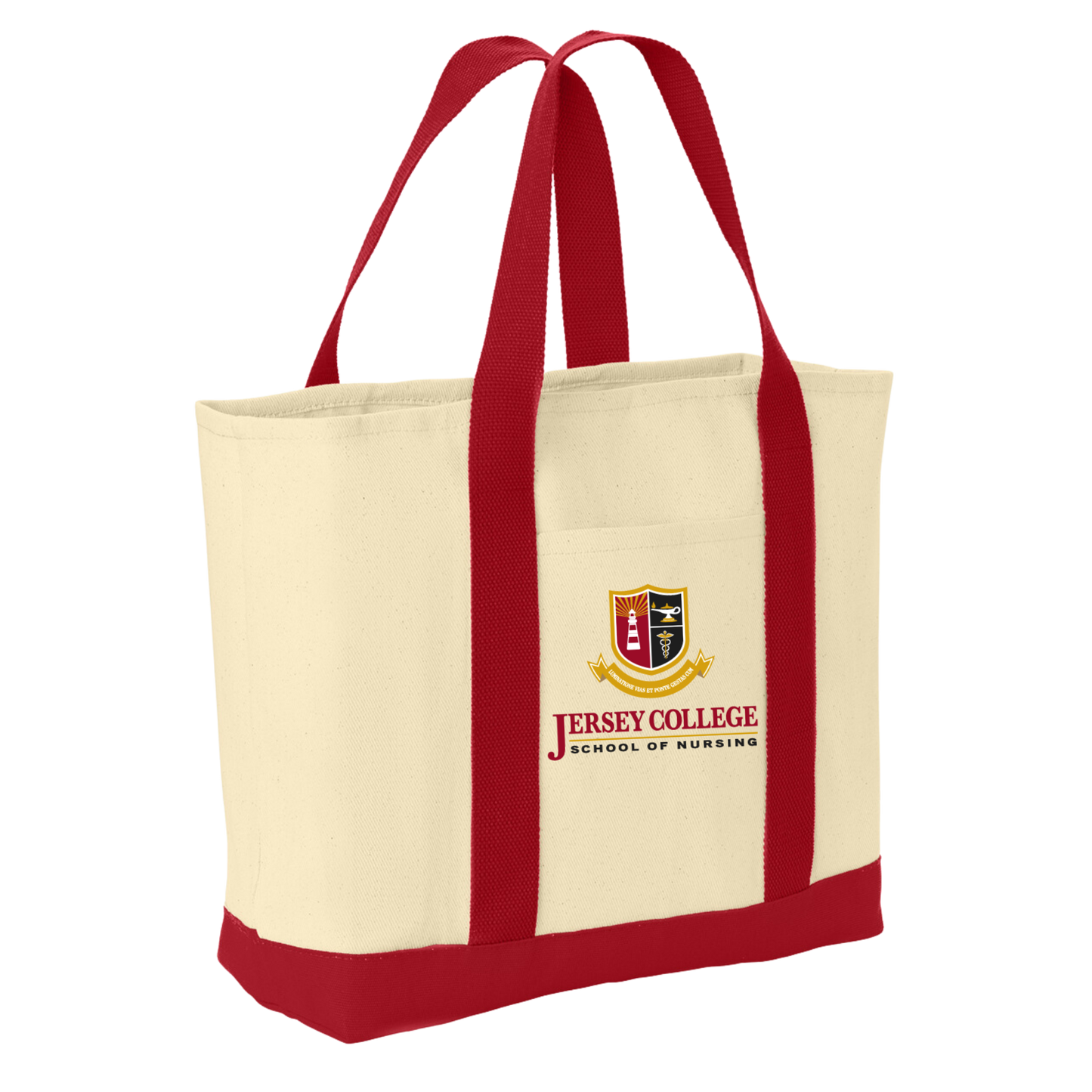 Stacked Logo Shopping Tote