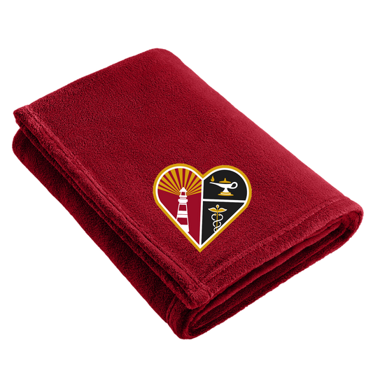 Heart Crest Cozy Blanket