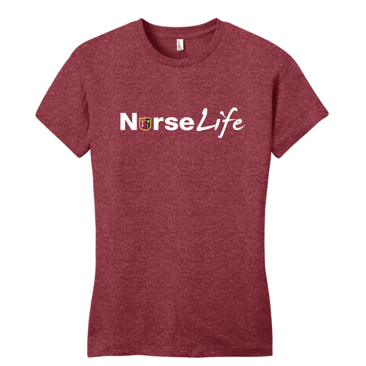 Ladies Nurse Life Crest T-Shirt