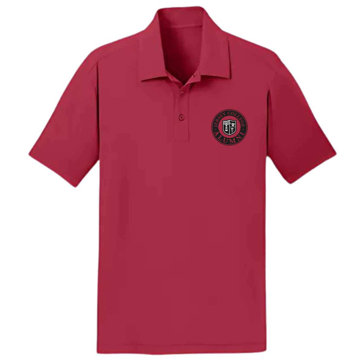 Jersey College Alumni Emblem Performance Polo