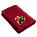 Jersey College Heart Crest Blanket