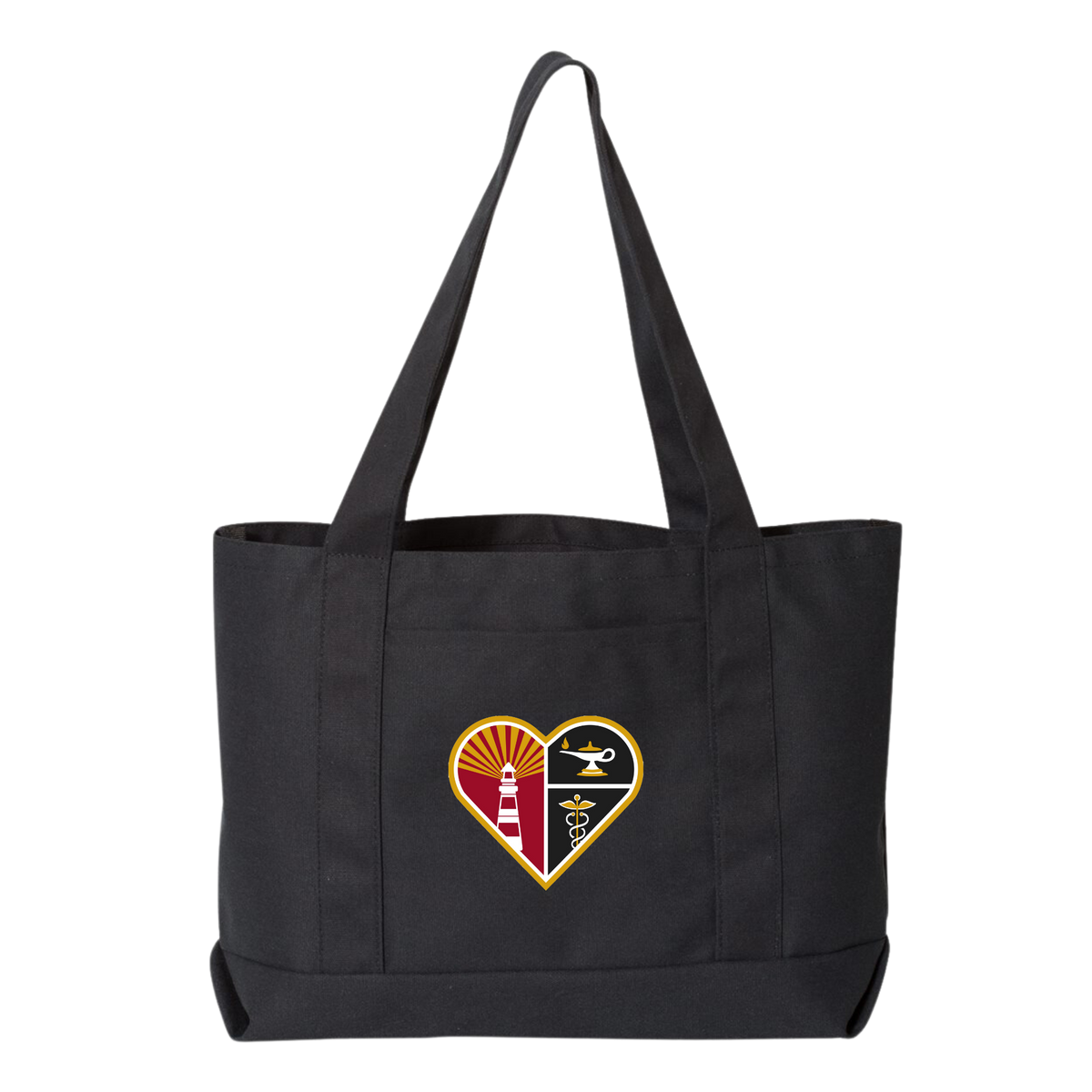 Jersey College Heart Crest Tote