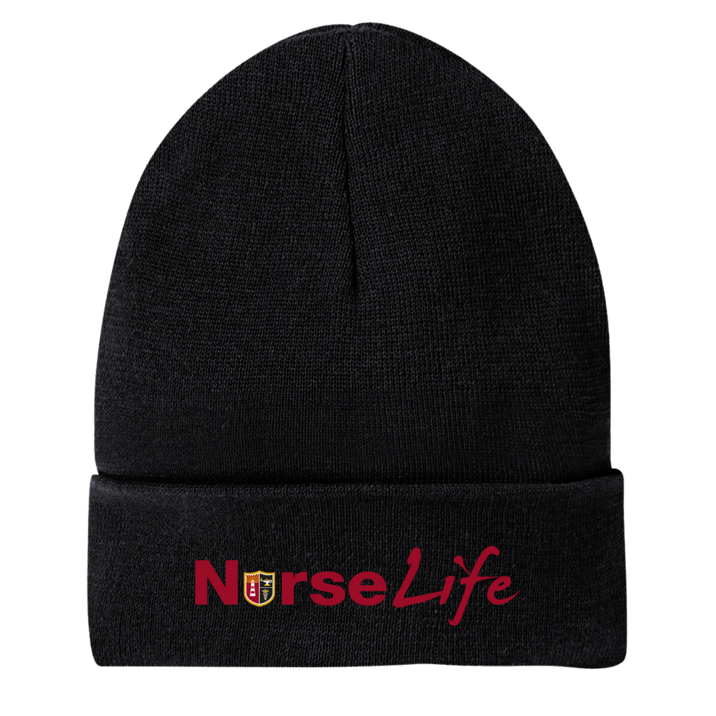 Jersey College Nurse Life Crest Beanie