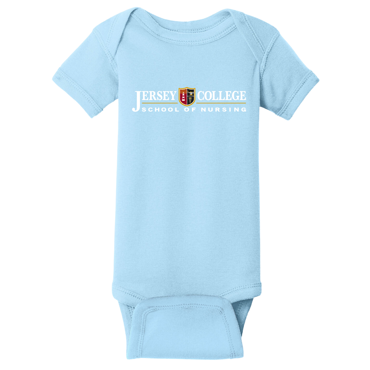 Jersey College Toddler Wordmark Onesie