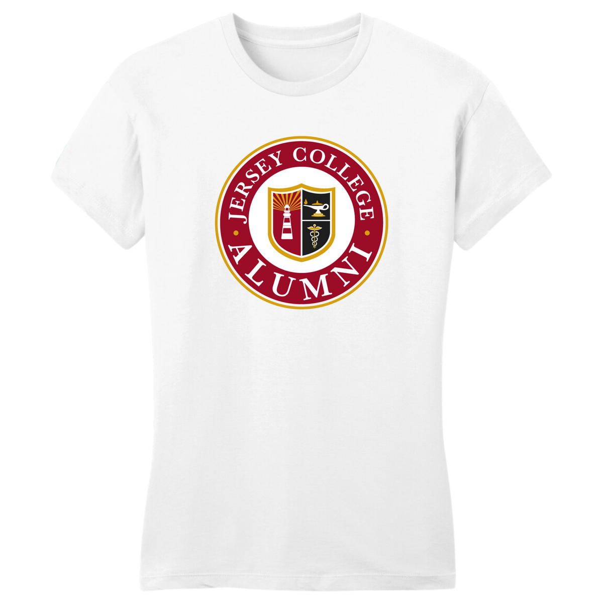 Jersey College Womens Alumni Emblem T-Shirt