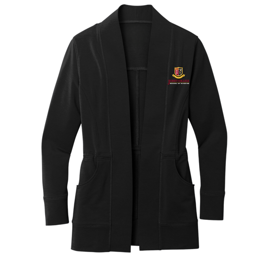 Jersey College Womens Stacked Logo Cardigan