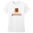 Jersey College Womens Stacked Logo T-Shirt