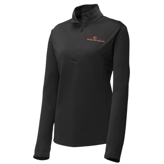 Jersey College Womens Wordmark 1/4 Zip Pullover