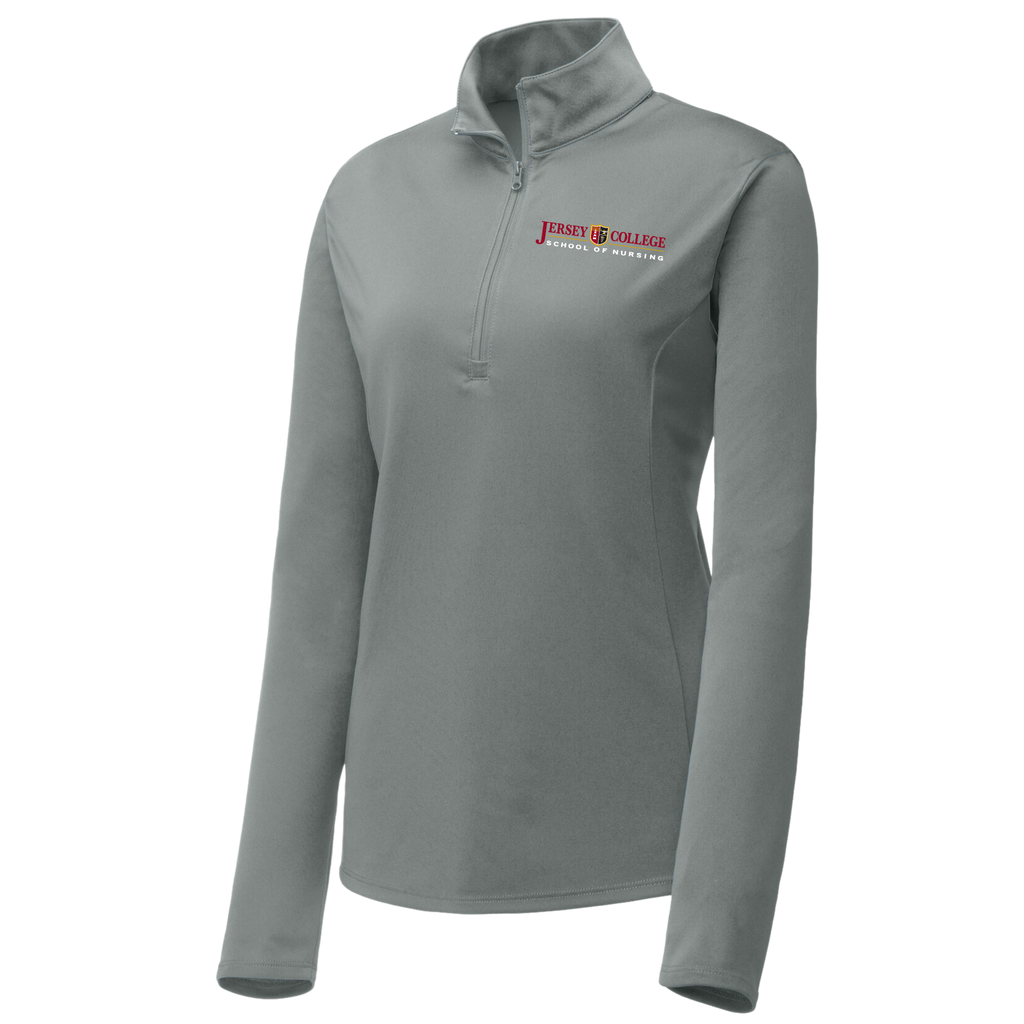 Jersey College Womens Wordmark 1/4 Zip Pullover