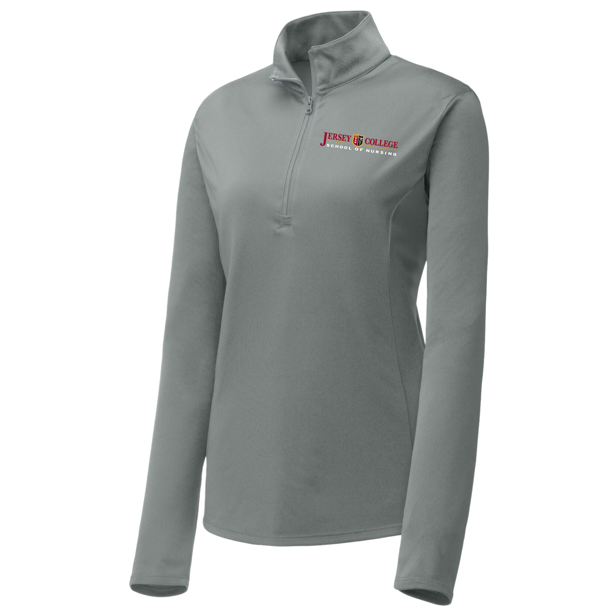 Jersey College Womens Wordmark 1/4 Zip Pullover