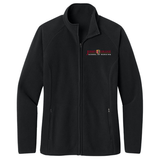 Jersey College Womens Wordmark Full Zip Sweatshirt