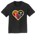Jersey College Youth Heart Crest T-Shirt