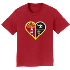 Jersey College Youth Heart Crest T-Shirt