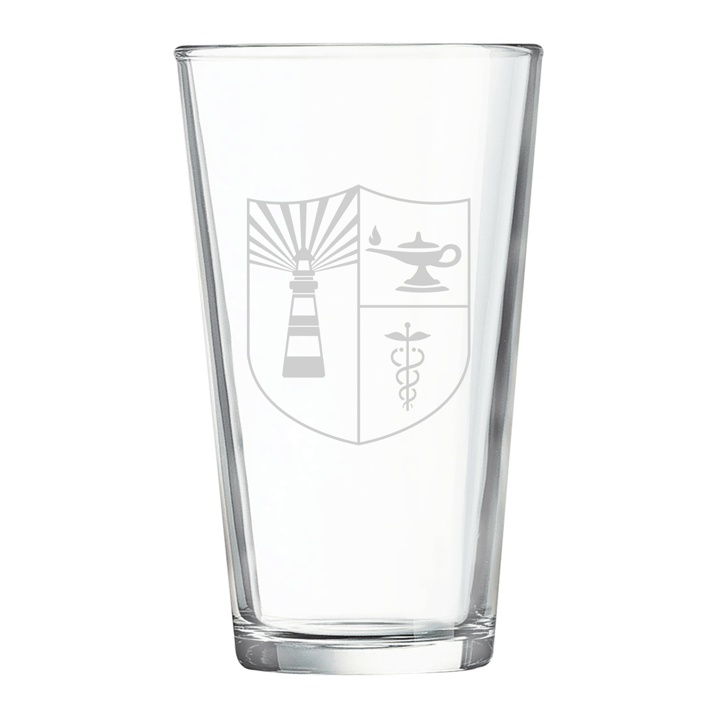 Crest Pint Glass