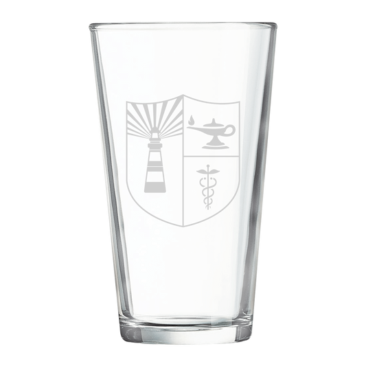 Crest Pint Glass