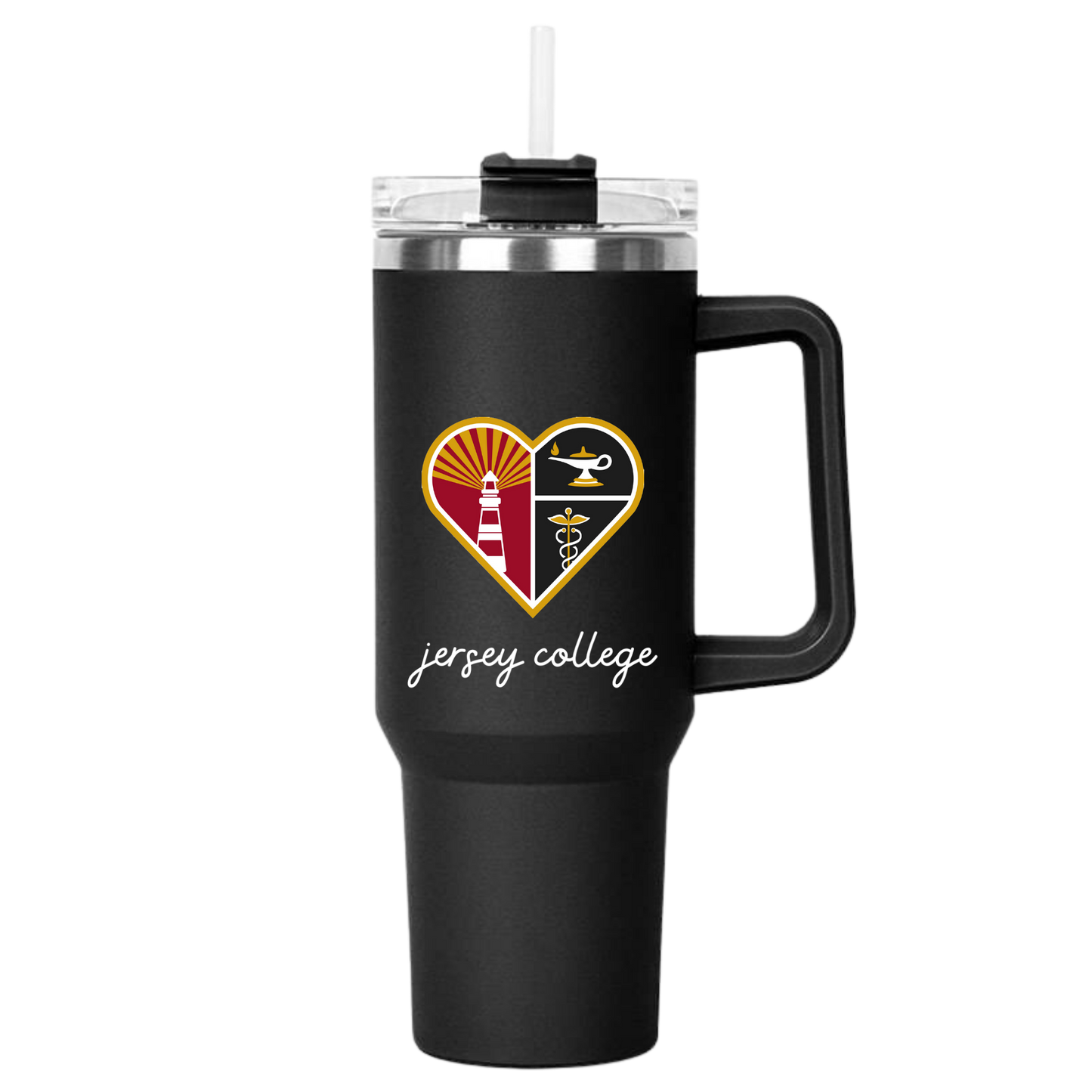 Heart Crest 40 oz Tumbler