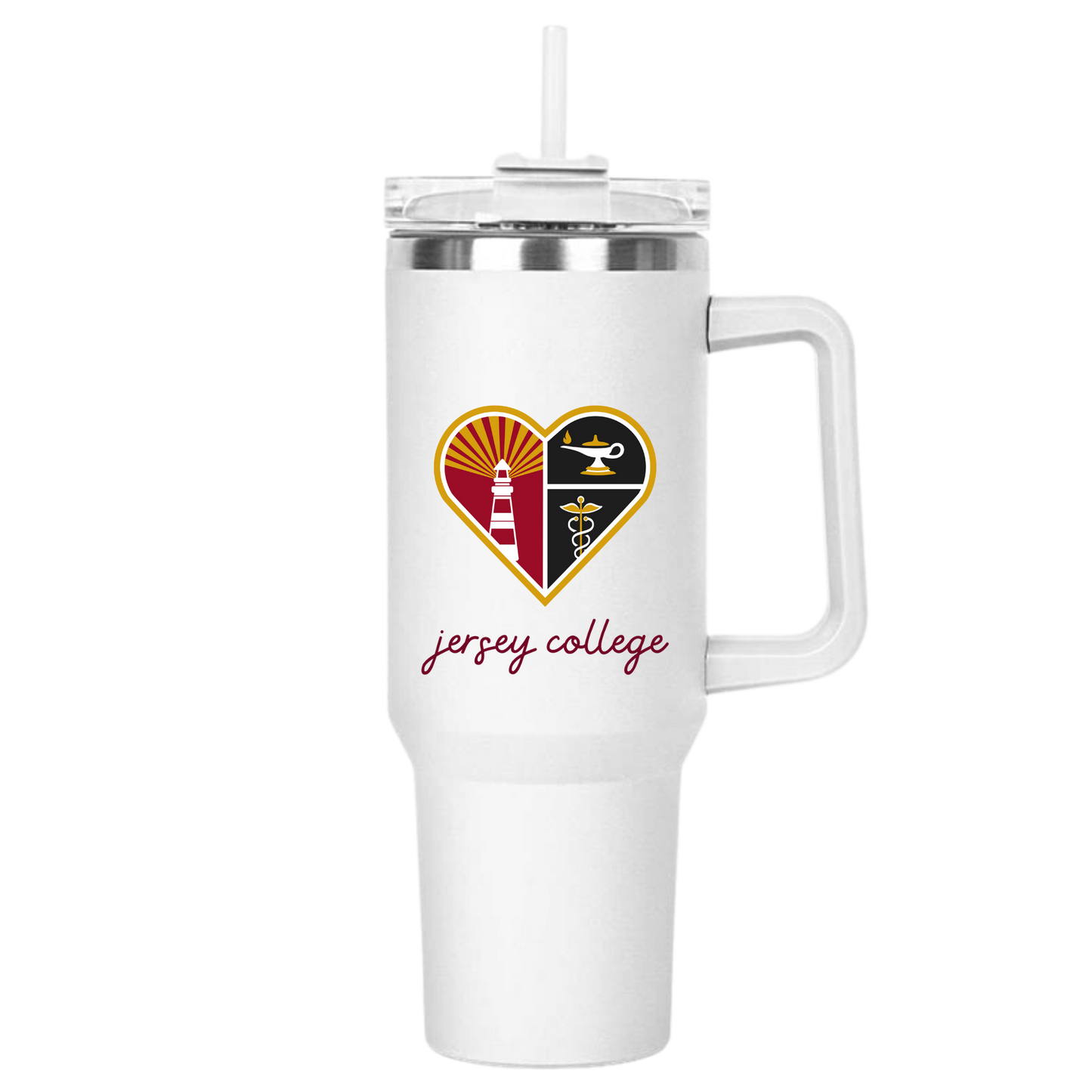 Heart Crest 40 oz Tumbler